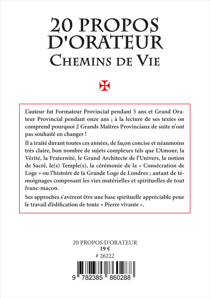 20 propos d'Orateur - Chemins de Vie, Didier Jousset